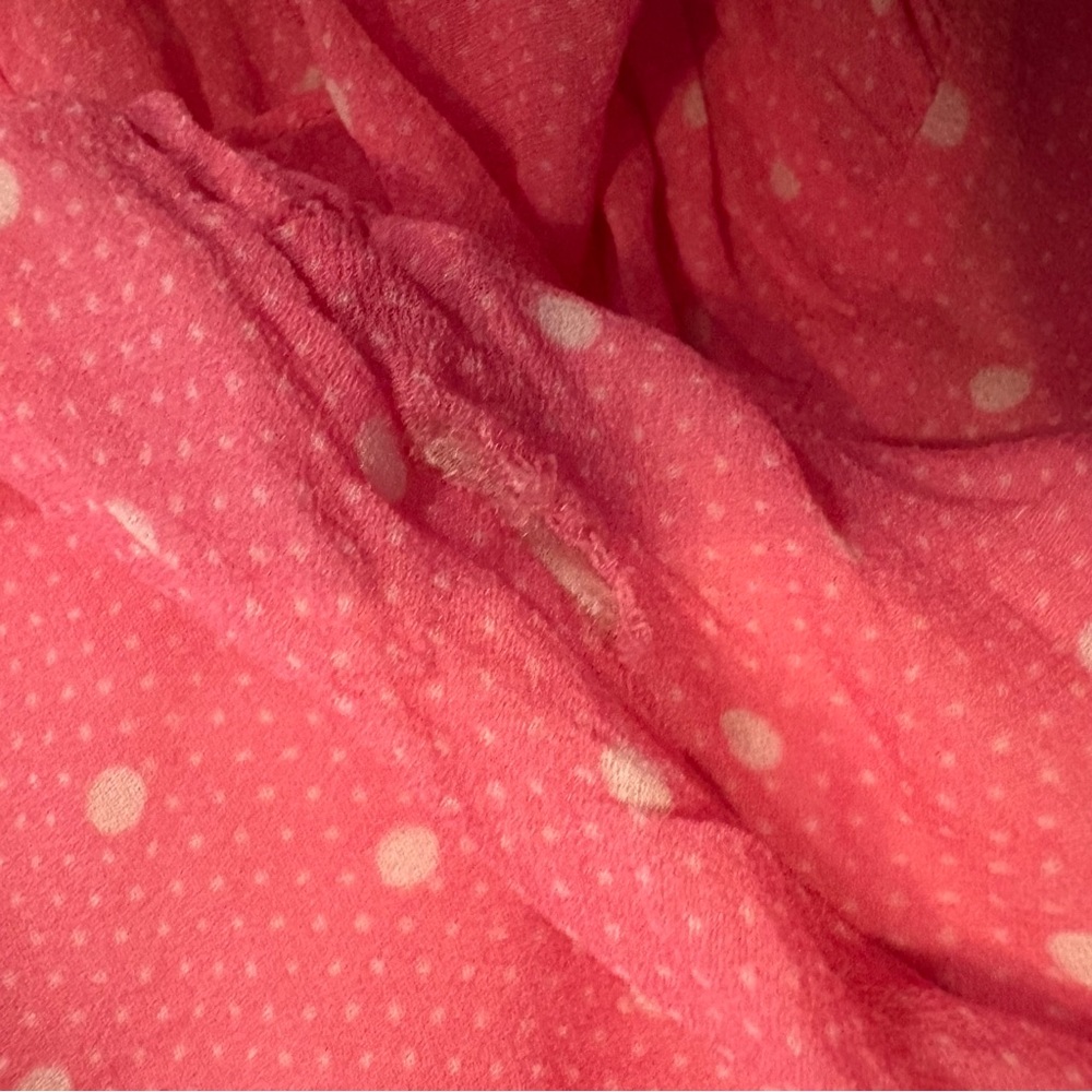 LOVESHACKFANCY Azreal Pink Ruffled Mini Dress Size 00 - Picture 9 of 10